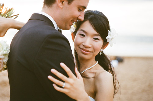 Pretty, classic, pink wedding in Maui from Sweet Pea Events with photos by Sarah & Rocky Photography | via junebugweddings.com Pretty, classic, pink wedding in Maui from Sweet Pea Events with photos by Sarah & Rocky Photography | via junebugweddings.com