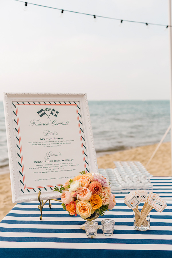 coral and navy nautical wedding on Lake Michigan, photo by Harrison Studio | via junebugweddings.com coral and navy nautical wedding on Lake Michigan, photo by Harrison Studio | via junebugweddings.com
