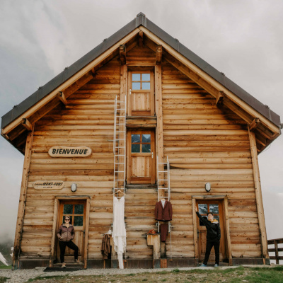 Image by Eline Tasma of North Wind Elopements taken in Cabane Mont Fort, Verbier, Switzerland