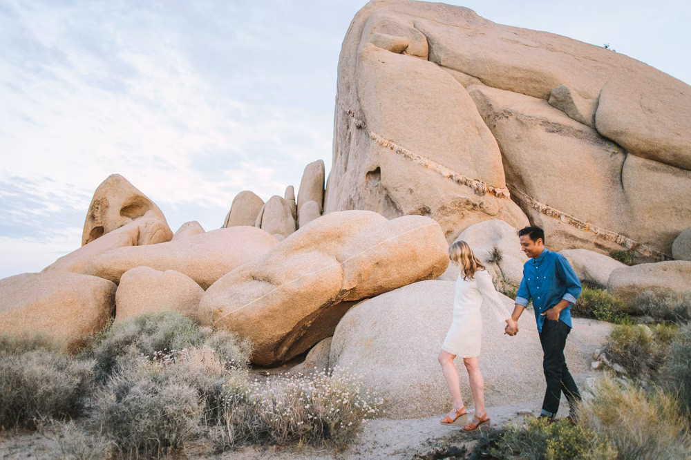 Glam-Palm-Springs-Meets-Joshua-Tree-Engagement-Photos-Lets-Frolic-Together-0058