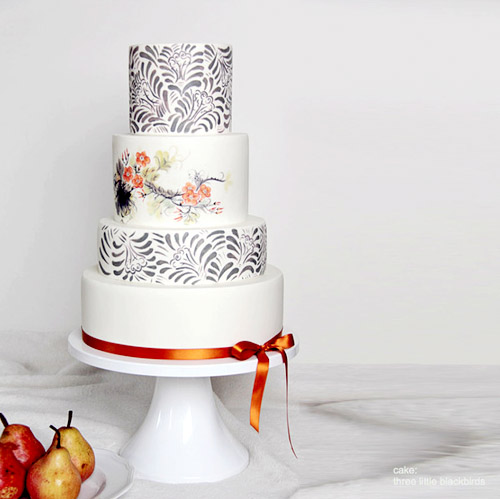 wedding cake stands in modern colors by Sarah's Stands | junebugweddings.com wedding cake stands in modern colors by Sarah's Stands | junebugweddings.com