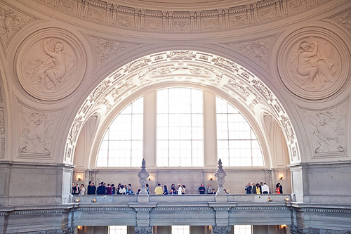 San Francisco City Hall Wedding by Nick Traverse Photography | via junebugweddings.com San Francisco City Hall Wedding by Nick Traverse Photography | via junebugweddings.com