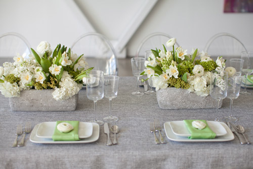 modern and organic slate gray, green and ivory wedding decor inspiration ideas, photographed by Binita Patel Photography | JunebugWeddings.com modern and organic slate gray, green and ivory wedding decor inspiration ideas, photographed by Binita Patel Photography | JunebugWeddings.com