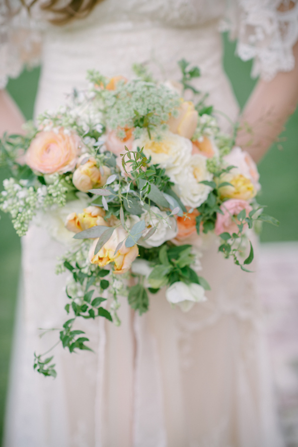 lovely peach and cream wedding inspiration photo shoot from Peony & Plum, photo by Krista Mason | via junebugweddings.com lovely peach and cream wedding inspiration photo shoot from Peony & Plum, photo by Krista Mason | via junebugweddings.com