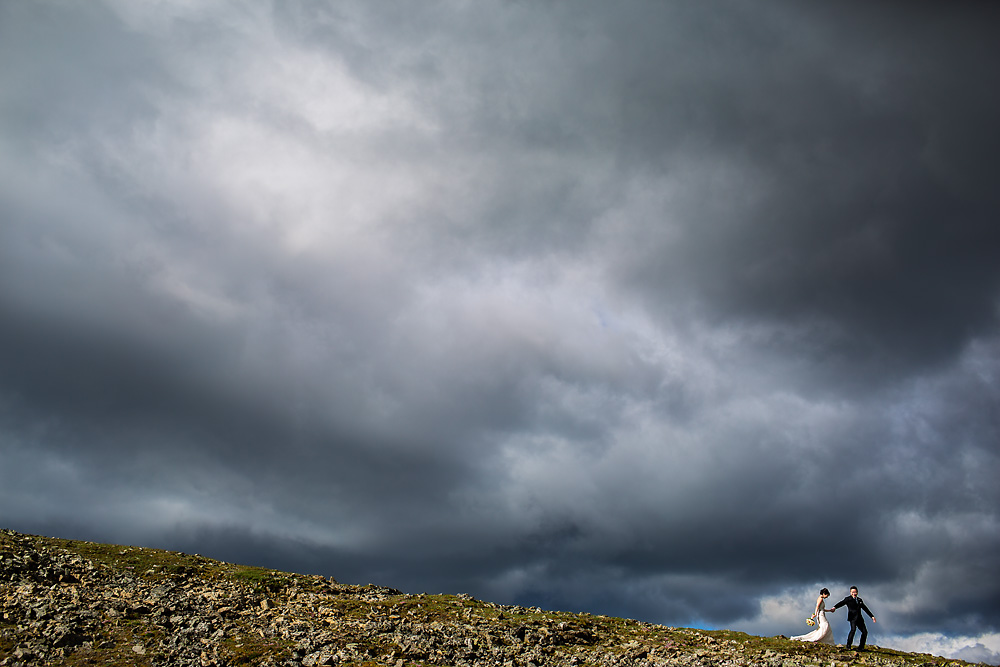 epic elopement photo