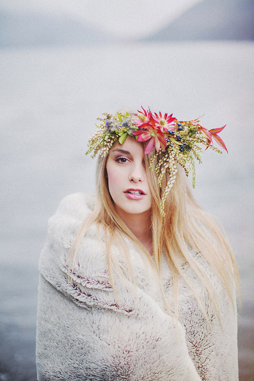 organic, romantic floral crowns by McKenzie Powell Floral and Event Design - photo by Ryan Flynn Photography | via junebugweddings.com organic, romantic floral hair wreaths by McKenzie Powell Floral and Event Design - photo by Ryan Flynn Photography | via junebugweddings.com