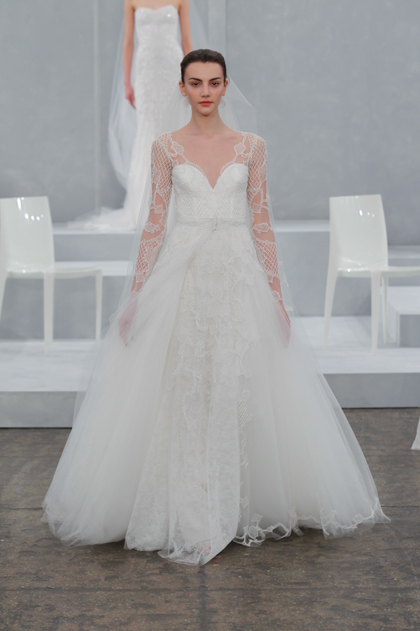 colorful wedding dresses - new bridal hues from the spring 2015 bridal collection by Monique Lhuillier | via junebugweddings.com colorful wedding dresses - new bridal hues from the spring 2015 bridal collection by Monique Lhuillier | via junebugweddings.com