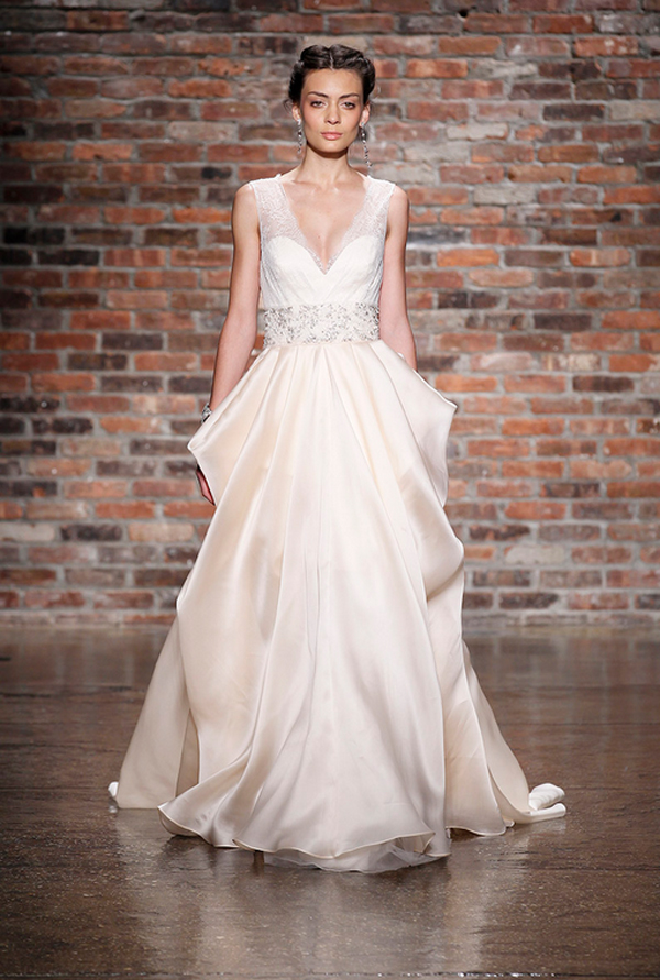 blush wedding dress trend at bridal market for fall 2014 | via junebugweddings.com blush wedding dress trend at bridal market for fall 2014 | via junebugweddings.com