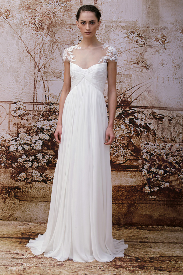 wedding dress trends – illusion neckline wedding dresses from fall 2014 bridal market | via junebugweddings.com wedding dress trends – illusion neckline wedding dresses from fall 2014 bridal market | via junebugweddings.com