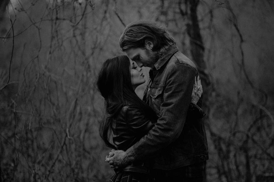 Sexy-Harley-Davidson-Engagement-Photos-Ruislip-Woods-6