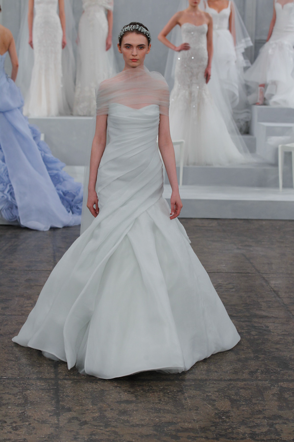 colorful wedding dresses - new bridal hues from the spring 2015 bridal collection by Monique Lhuillier | via junebugweddings.com colorful wedding dresses - new bridal hues from the spring 2015 bridal collection by Monique Lhuillier | via junebugweddings.com
