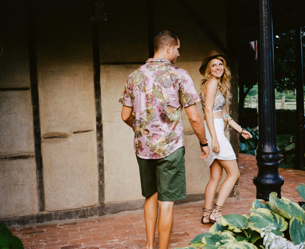 wanderlust engagement shoot