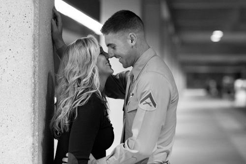 sweet engagement photo shoot at airport, photos by Jesse Daniels Photography | junebugweddings.com sweet engagement photo shoot at airport, photos by Jesse Daniels Photography | junebugweddings.com