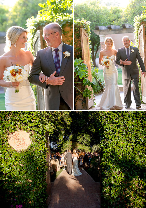 sophisticated gold, coral and cream Phoenix wedding at The Royal Palms Resort, photos by Courtney Sargent Photography sophisticated gold, coral and cream Phoenix wedding at The Royal Palms Resort, photos by Courtney Sargent Photography