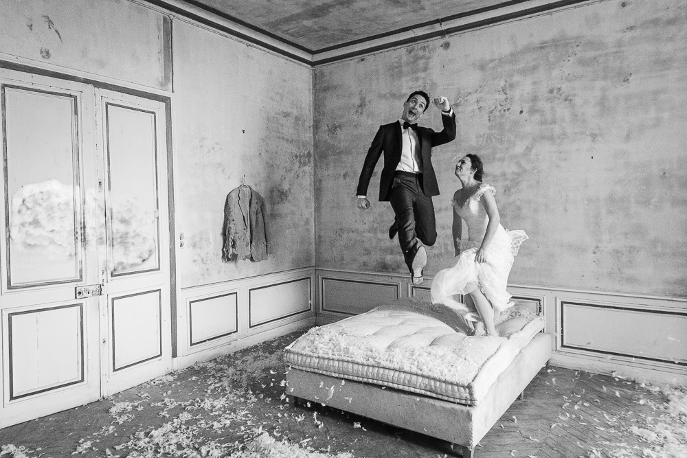 fun post-wedding photos