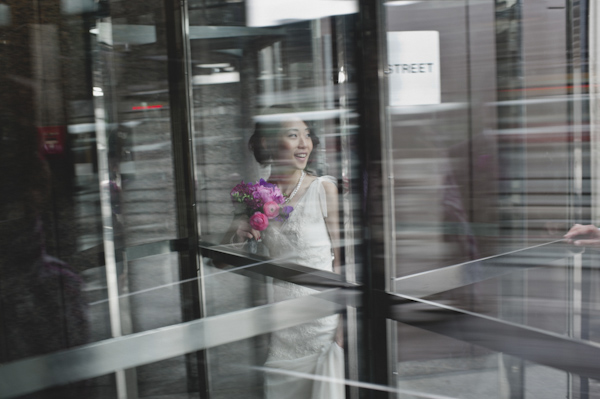 pink and purple wedding in Toronto at Arcadian Loft, photo by Aron Goss Photography | via junebugweddings.com pink and purple wedding in Toronto at Arcadian Loft, photo by Aron Goss Photography | via junebugweddings.com