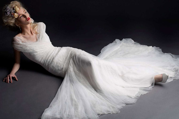 wedding dress from Cymbeline Paris- 2014 bridal collection | via junebugweddings.com wedding dress from Cymbeline Paris- 2014 bridal collection | via junebugweddings.com