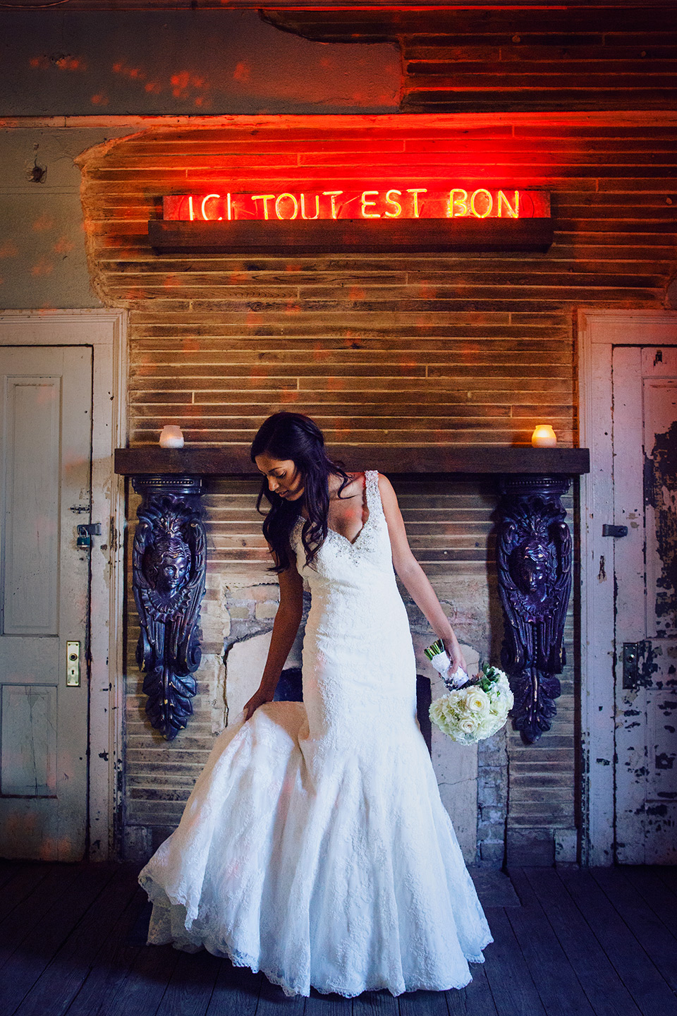 lustre pearl bridal session