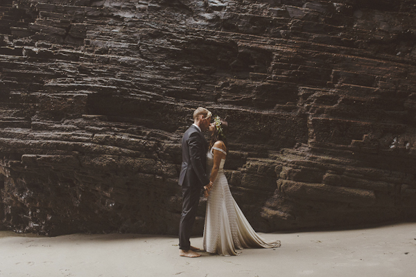 destination elopement on the Playa de las Catedrales in Spain, photo by Ed Peers | via junebugweddings.com destination elopement on the Playa de las Catedrales in Spain, photo by Ed Peers | via junebugweddings.com