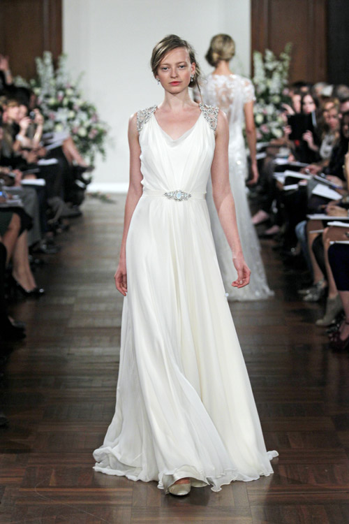 Vintage inspired wedding dress from Jenny Packham | via junebugweddings.com Vintage inspired wedding dress from Jenny Packham | via junebugweddings.com