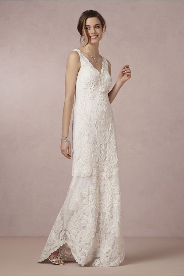 how to get the perfect bohemian bride look with BHLDN | via junebugweddings.com