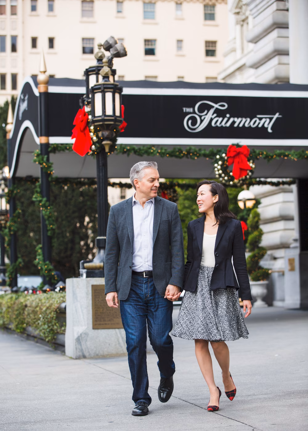 Christmas New York engagement