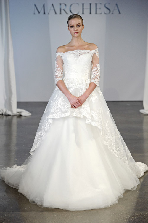 Marchesa wedding dress from the Spring 2014 bridal collection | via junebugweddings.com Marchesa wedding dress from the Spring 2014 bridal collection | via junebugweddings.com
