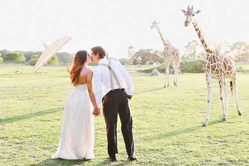 Safari wedding inspiration, Sarah Seven wedding dress, photos by Kay English Photography via junebugweddings.com Safari wedding inspiration, Sarah Seven wedding dress, photos by Kay English Photography via junebugweddings.com
