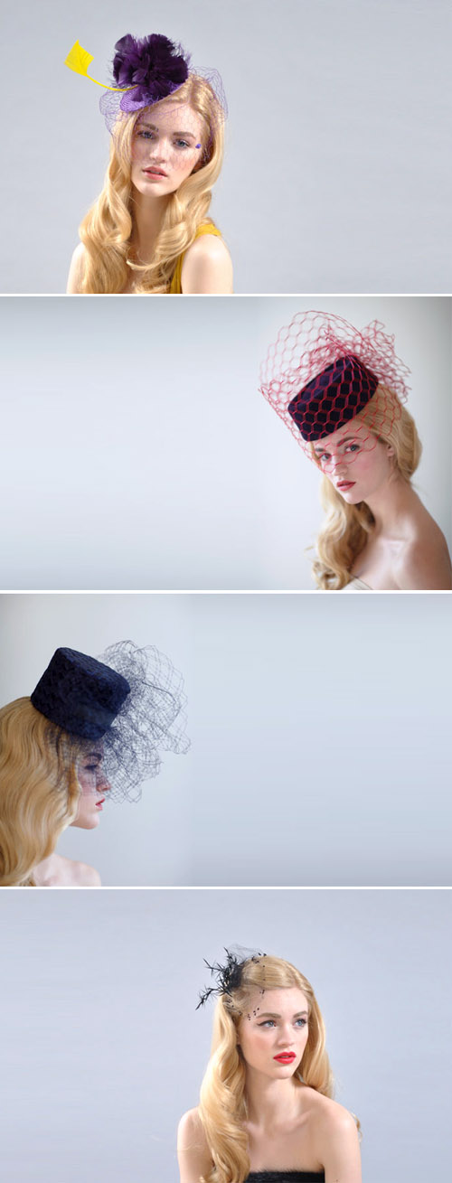 handmade hats and fascinators from NYC designer Satya Twena handmade hats and fascinators from NYC designer Satya Twena