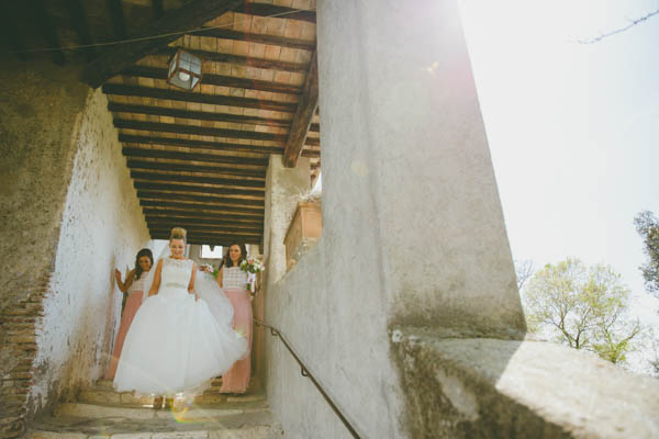 bride heading to the ceremony bride heading to the ceremony