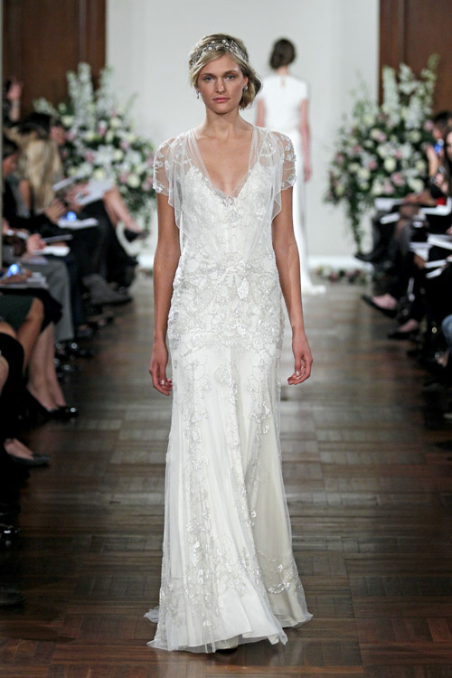 Vintage inspired wedding dress from Jenny Packham | via junebugweddings.com Vintage inspired wedding dress from Jenny Packham | via junebugweddings.com