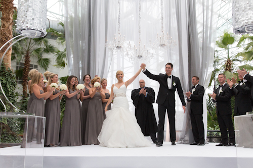 elegant white and crystal wedding at Crystal Gardens with photos by Miller + Miller Photography | junebugweddings.com elegant white and crystal wedding at Crystal Gardens with photos by Miller + Miller Photography | junebugweddings.com