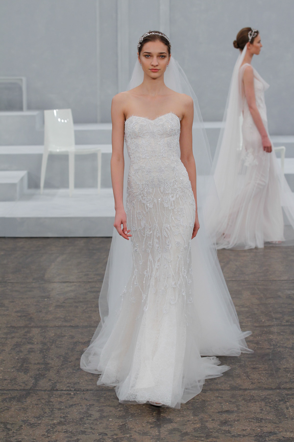 colorful wedding dresses - new bridal hues from the spring 2015 bridal collection by Monique Lhuillier | via junebugweddings.com colorful wedding dresses - new bridal hues from the spring 2015 bridal collection by Monique Lhuillier | via junebugweddings.com