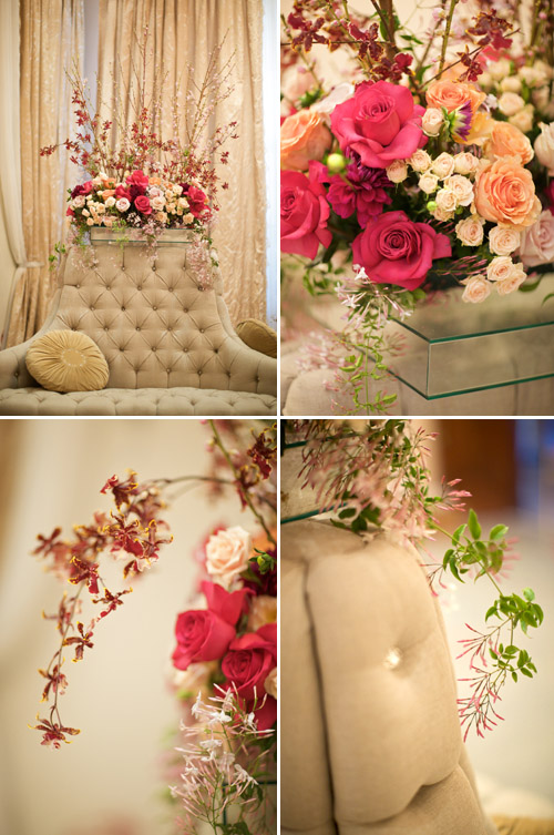 coral, pink and orange floral decor from Eddie Zaratsian of tic-tock Couture Florals, engagement photos at Park Plaza Hotel in LA by Kris Kan coral, pink and orange floral decor from Eddie Zaratsian of tic-tock Couture Florals, engagement photos at Park Plaza Hotel in LA by Kris Kan