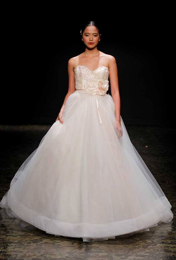 Trend Alert - Blush, Peach and Pink Wedding Dresses | Junebug Weddings