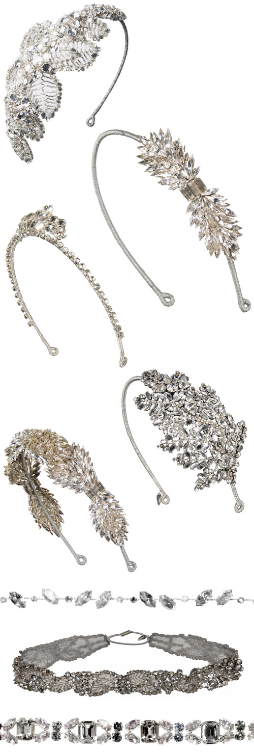 wedding headbands by Jenny Packham - spring 2014 bridal collection | via junebugweddings.com wedding headbands by Jenny Packham - spring 2014 bridal collection | via junebugweddings.com