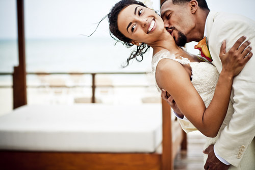 colorful tropical beach wedding at Excellence Playa Mujeres All-Inclusive Resort in Cancun, Mexico - photos by JAGstudios | via junebugweddings.com colorful tropical beach wedding at Excellence Playa Mujeres All-Inclusive Resort in Cancun, Mexico - photos by JAGstudios | via junebugweddings.com