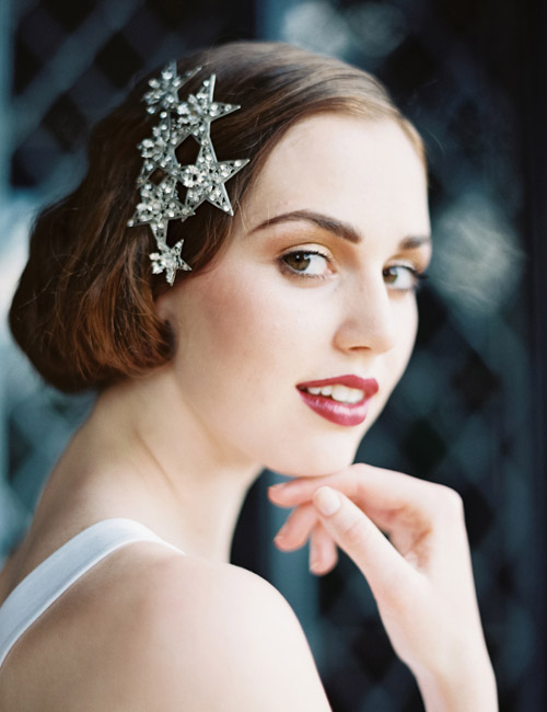 1920's inspired bridal hair accessories from Enchanted Atelier | via junebugweddings.com 1920's inspired bridal hair accessories from Enchanted Atelier | via junebugweddings.com