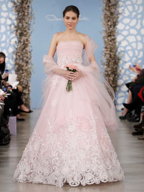Wedding Dresses by Oscar de la Renta - Spring 2014 | Junebug Weddings