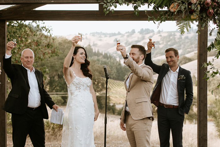 wedding unity shot