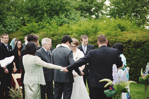 garden wedding at the Cecil Green Park House in Vancouver, BC, photo by Michael Wachniak garden wedding at the Cecil Green Park House in Vancouver, BC, photo by Michael Wachniak