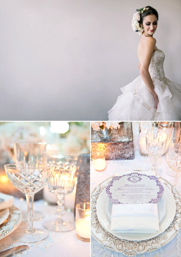 Classic white and metallic wedding style inspiration from Junebug's new Fashion Report - photos by Dear Wesleyann Photography and Junebug Weddings Classic white and metallic wedding style inspiration from Junebug's new Fashion Report - photos by Dear Wesleyann Photography and Junebug Weddings
