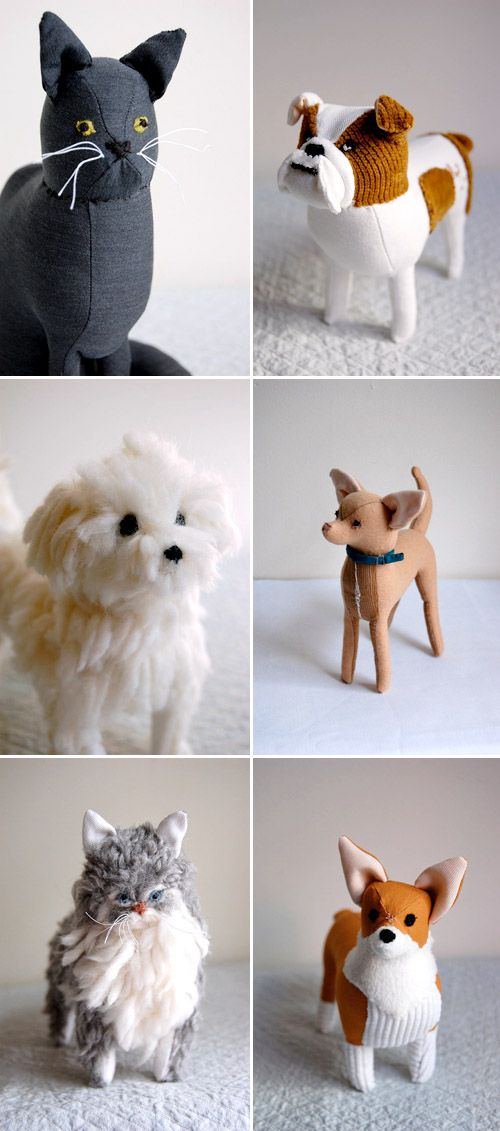 adorable custom stuffed animal dogs and cats - wedding cake toppers by Sian Keegan via JunebugWeddings.com adorable custom stuffed animal dogs and cats - wedding cake toppers by Sian Keegan via JunebugWeddings.com
