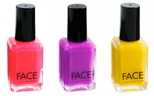 neon nail polish from Face Stockholm and J Crew neon nail polish from Face Stockholm and J Crew