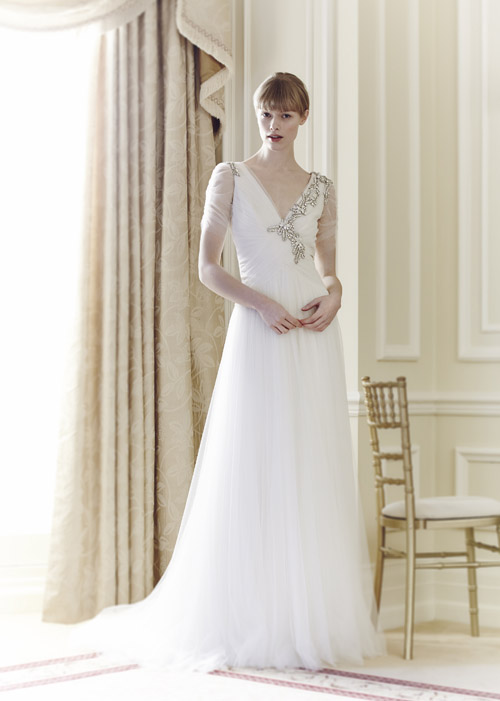 wedding dress by Jenny Packham - spring 2014 bridal collection | via junebugweddings.com wedding dress by Jenny Packham - spring 2014 bridal collection | via junebugweddings.com