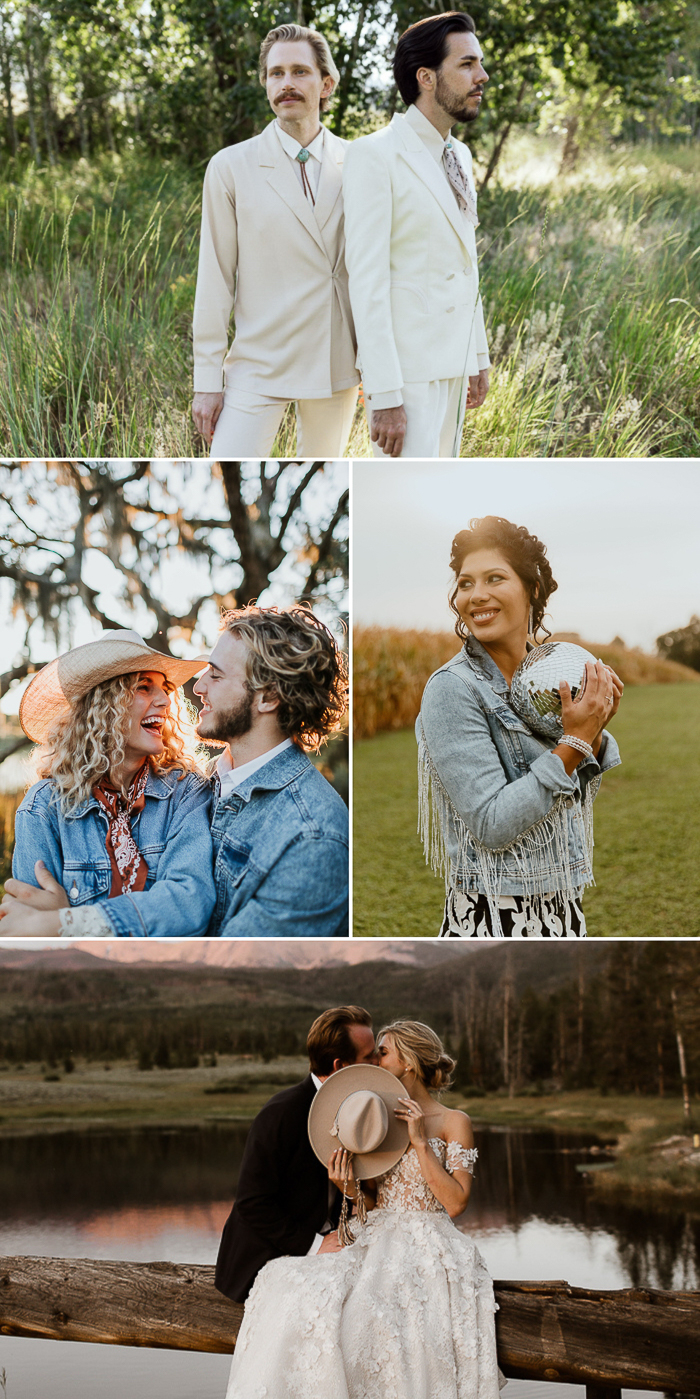 western wedding attire