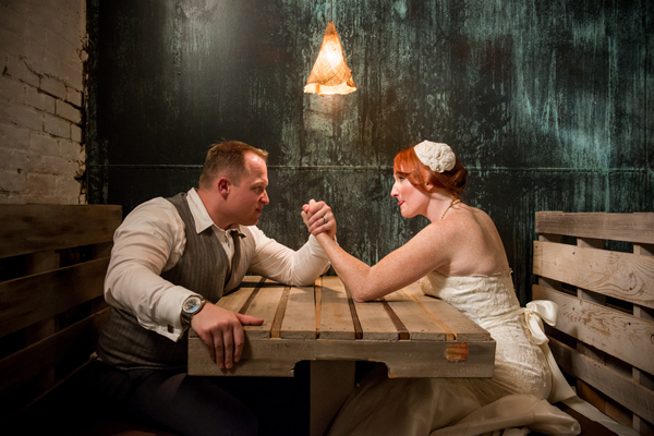 eclectic industrial inspired wedding by Thomas Bui Lifestyle | via junebugweddings.com