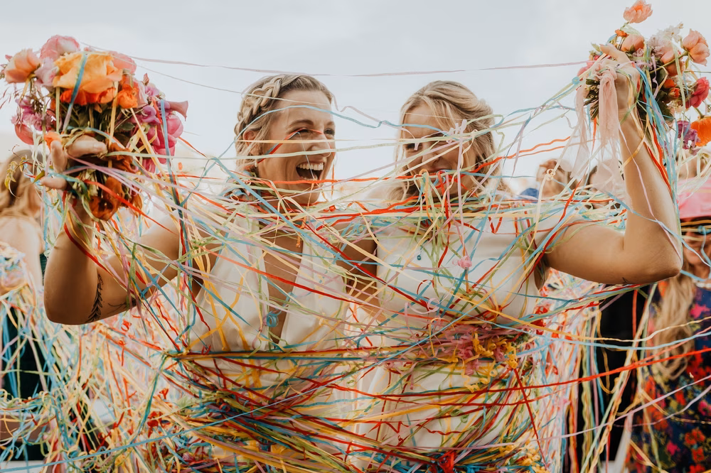 brides after saying i do