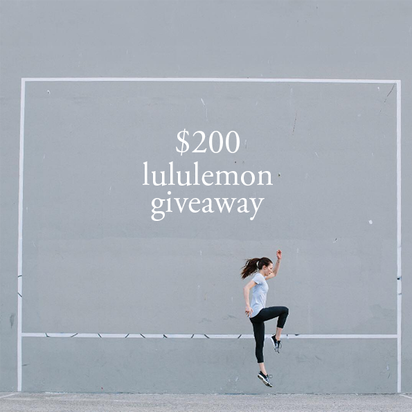lululemon giveaway
