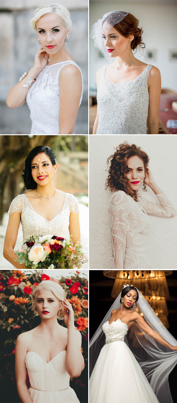 bridal red lipstick